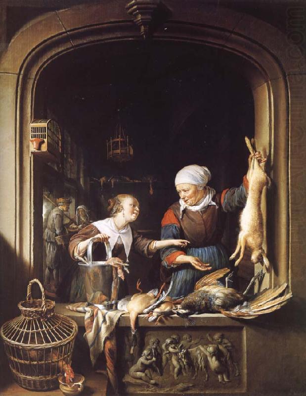 Gerrit Dou A Poulterer-s Shop china oil painting image